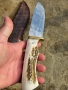 Ръчно изработен нож Еленски рог, снимка 6