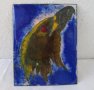 орел емайл пано метал картина птица, снимка 1 - Антикварни и старинни предмети - 29299715