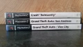 3 игри за PlayStation 2  CRASH, GTA SanAndreas & GTA Vice City Като нови , снимка 3