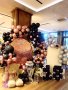 украса с балони за абитуриентски бал, рожден ден, Юбилей, кръщене и други , снимка 1 - Декорация - 44243051