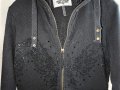 LЕЕ COOPER  дамски суичър с камъни оригинал, размер М, slim fit, черен, много запазен, снимка 5