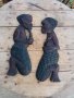 Дървени африкански пана за стена, снимка 1 - Колекции - 38419392