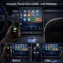 Нов 2 в 1 безжичен CarPlay Android Auto адаптер за кола автомобил телефон връзка, снимка 2
