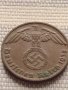 Монета 1 райхсфенинг 1938г. Германия Трети Райх с СХВАСТИКА за КОЛЕКЦИЯ 37770, снимка 8