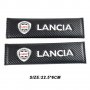 Супер качество черен карбон кожа протектор калъф калъфи за колан Ланчиа Lancia за кола автомобил , снимка 2