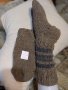 Ръчно плетени детски чорапи от вълна, размер 36, снимка 2