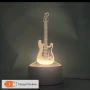 Холограмна 3D LED лампа Електрическа Китара, снимка 3