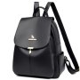 Дамска раница Leaflet Black, снимка 3