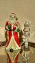 Дядо Коледа, статуетка с размер 27 см. и коледен музикант, размер 20 см. , снимка 1 - Декорация за дома - 42783780