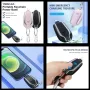 Мини преносима батерия тип ключодържател, 1500 mAh - За iPhone (без iPhone 15), снимка 1