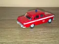 Руски модел Москвич 408 Пожарна охрана 01 1:43 Сделано в СССР USSR, снимка 3