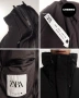 Мъжко черно пухено яке ZARA Water Repellent 4-Way Stretch Puffer Jacket – Размер L•XL , снимка 13
