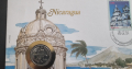 Никарагуа . 50 цента. 1983 година. Чисто нов. Нумизматичен плик ., снимка 2