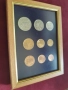 СЕТ ДЕВЕТ МОНЕТИ ОТ ЮЖНА АФРИКА  ⭐ В ДЪРВЕНА РАМКА ⭐, снимка 6