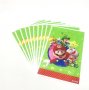 10 бр торбички Супер Марио Super Mario зелен фон за сладки подарък рожден ден парти