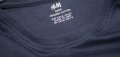 H&M тъмно синя блуза за момче размер 122-128 см., снимка 2