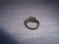 СТАР МЕДЕН ПОСРЕБРЕН РЕТРО АРТ ПРЪСТЕН РЪЧНА ИЗРАБОТКА 27602, снимка 5