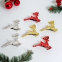 6174 Комплект коледни играчки за елха Еленчета, 6 броя, снимка 1