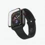 Стъклен протектор за Apple Watch 7 41mm Black, снимка 1 - Смарт часовници - 39950327