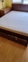 спалня 160/220, махагон с 2 чекмеджета и матрак, снимка 2