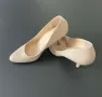 Обувки на ток в бежово, снимка 4