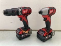 Milwaukee M18 BPP2Q  НОВ Комплект Ударен Винтоверт и Гайковерт, снимка 3
