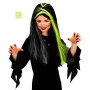  Карнавални Перука дълга коса с кичури различни цветове, снимка 1 - Аксесоари за коса - 42748095