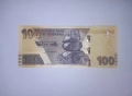 Зимбабве 100 долара 2020 UNC, снимка 1