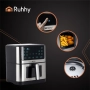 Фритюрник с горещ въздух Ruhhy, готвене без олио, голям капацитет 8L, 10 автоматични програми, снимка 7