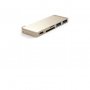 Type-C USB Passthrough Hub Gold хъб, снимка 6
