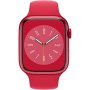 Apple Watch 8, GPS, Корпус RED Aluminium 45mm, RED Sport Band, снимка 1 - Смарт гривни - 38016665