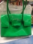 Дамска зелена лачена чанта, снимка 8