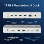 WAVLINK Thunderbolt 5 Dock, 12-в-1 TB5 докинг станция, 8K дисплей, снимка 2