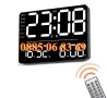 Голям цифров LED часовник с календар, аларма, термометър 35х17 см, снимка 1