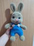 Плетена играчка зайче, плюшена играчка , снимка 2
