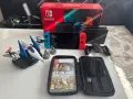 Nintendo Switch комплект + Starlink и фигурки , снимка 1