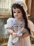 Рядка голяма антична френска кукла François Gaultier Bébé 25.25" (64 см) Размер 9, снимка 8