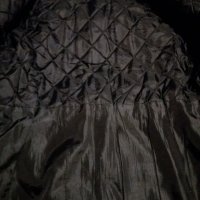 Черно късо палто за макси дами , снимка 5 - Палта, манта - 44717525