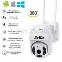 Въртяща безжична WiFi FullHD външна камера – 8LED 120.00лв. 89.99лв., снимка 6 - Камери - 30514812