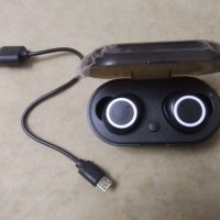 Безжични слушалки с кутия за зареждане , снимка 1 - Bluetooth слушалки - 39989916