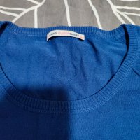 Синя блузка С размер , снимка 2 - Блузи с дълъг ръкав и пуловери - 39981442