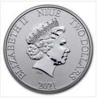 сребърна монета 1 оз 1 oz костенурка, снимка 2 - Нумизматика и бонистика - 39678161