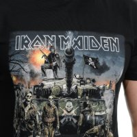Нова мъжка тениска на музикалната група Iron Maiden - A Matter of Life and Death С ГРЪБ, снимка 2 - Тениски - 40422773