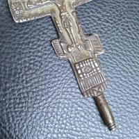 1872г  Стар Бронзов Кръст , снимка 1 - Антикварни и старинни предмети - 40241921