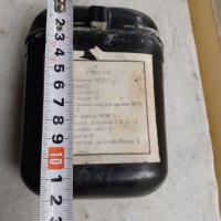 Стара бакелитена кутия от военна аптечка черна, снимка 5 - Антикварни и старинни предмети - 40633078