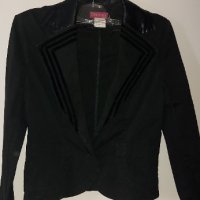 Черно дамско сако Модена , снимка 1 - Сака - 40502971