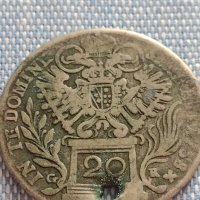 Сребърна монета 20 кройцера 1758г. Франц първи Свещена Римска империя 12235, снимка 13 - Нумизматика и бонистика - 42887110