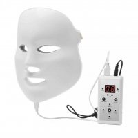 Козметична Led маска за светлинна терапия, фотодинамична терапия за лице, акне, бръчки, снимка 3 - Козметични уреди - 30710282