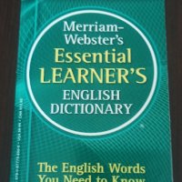 Merriam-Webster's Essential Learner's English Dictionary, снимка 1 - Чуждоезиково обучение, речници - 35016408