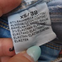 MISS TWO Jeans къси дънки с накъсан ефект ХS, снимка 10 - Дънки - 29851113